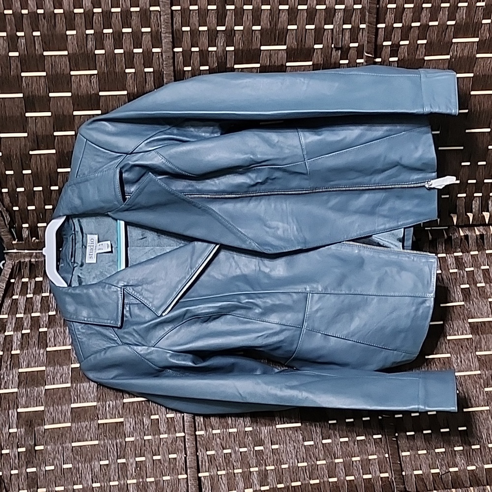 New Demin & Co Lamb Leather Jacket